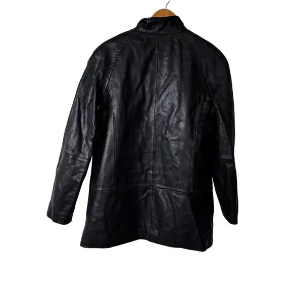 Wilsons Leather Womens Black Jacket With Thinsulate Insulation M Size